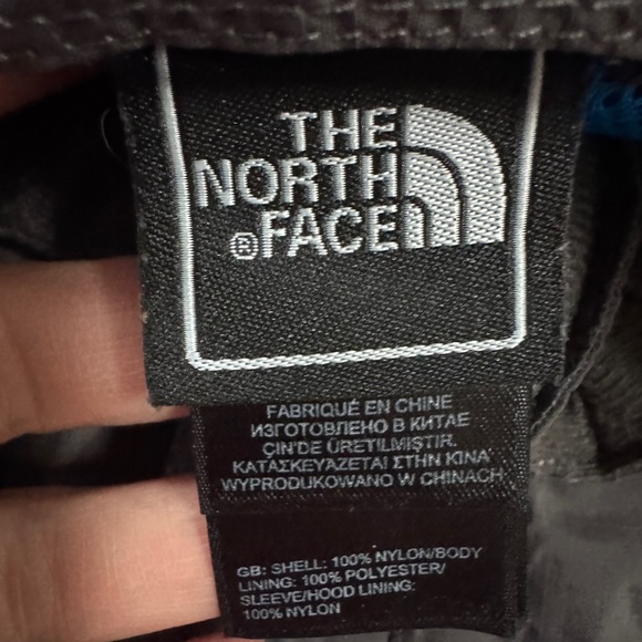 The North Face Hyvent Gray Boys Zip Up Windbreaker Rain Jacket XL 18/20 youth - Picture 3 of 8